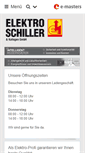 Mobile Screenshot of elektro-schiller.com